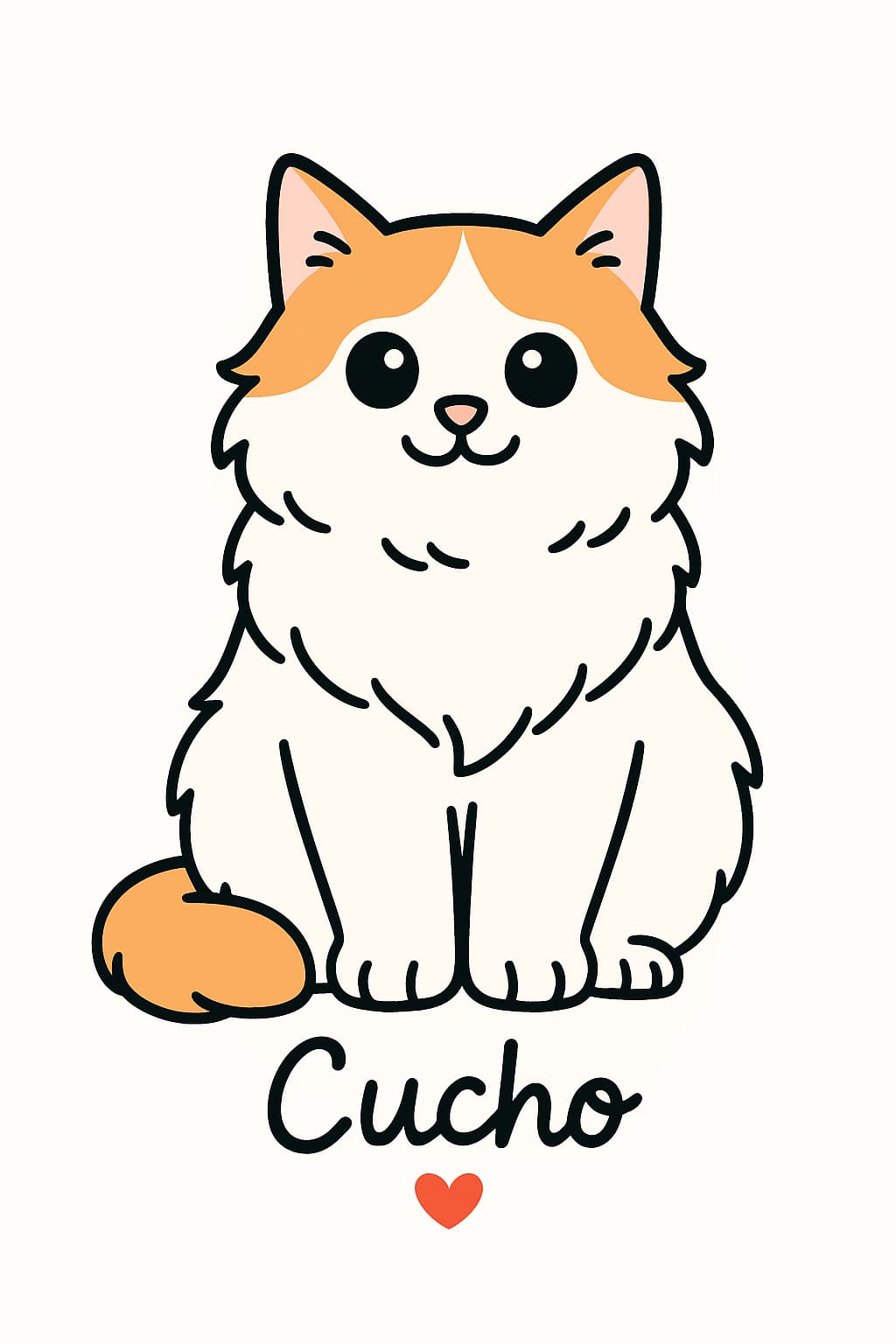 Retrato Mascota Personalizado Estilo Kawai