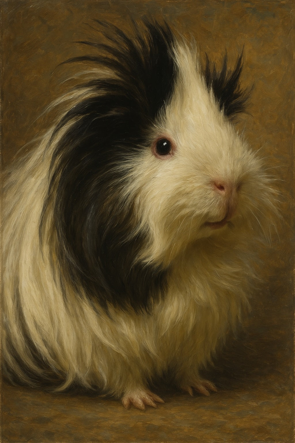 Retrato Mascota Personalizado Estilo Al Óleo
