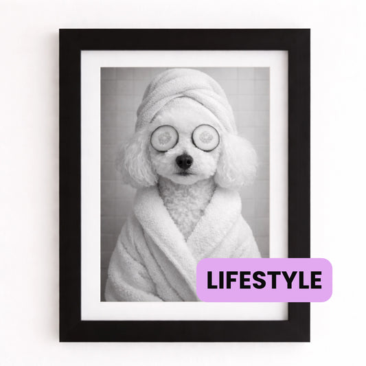 Cuadro Mascota Estilo Spa Personalizado