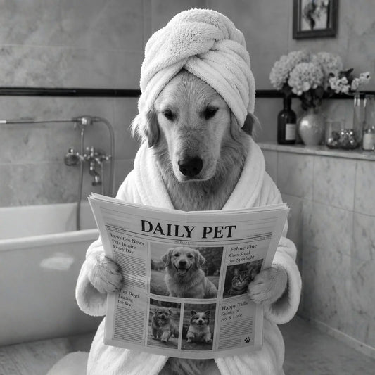 Cuadro Mascota Lectura Diario Personalizado