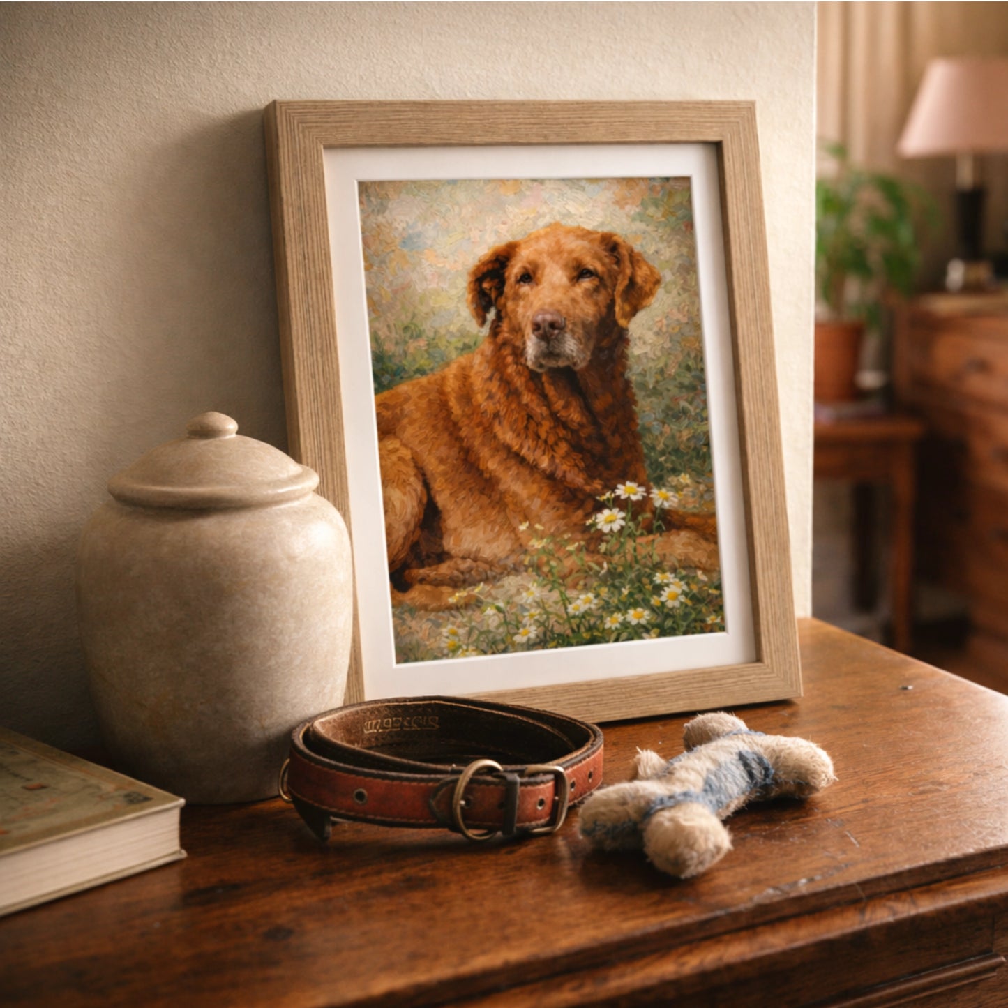 Cuadro Personalizado de Mascota Óleo