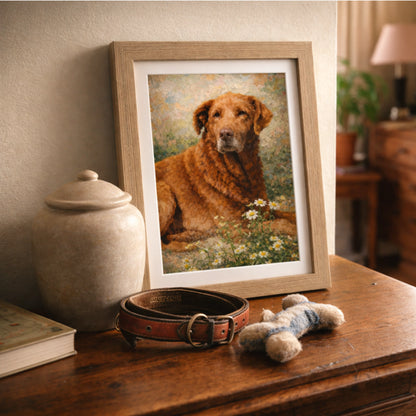 Cuadro Personalizado de Mascota Óleo