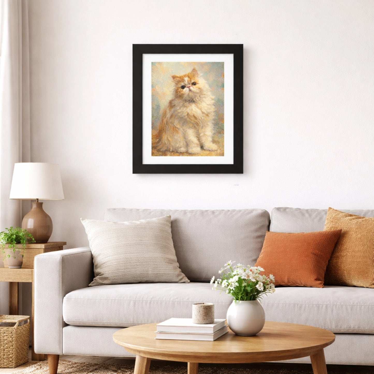 Cuadro Personalizado de Mascota Óleo