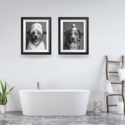 Retrato Personalizado de Mascota — Toalla Spa