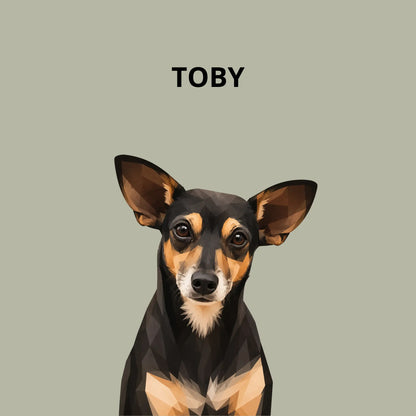 Retrato Mascota Personalizado Pop-Art
