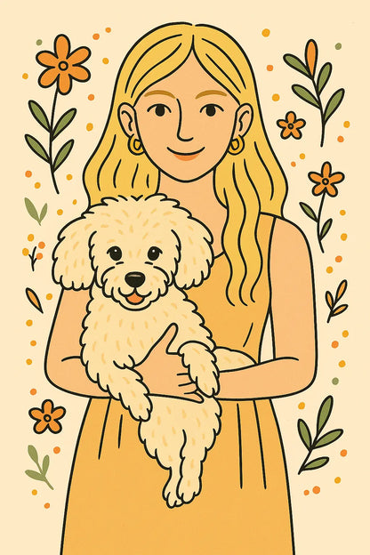Retrato Estilo Doodle Art