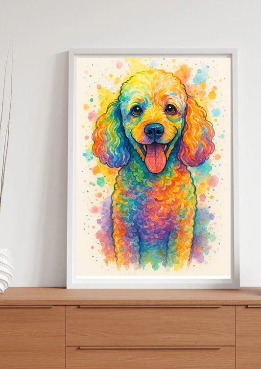 Retrato Mascota Personalizado Estilo Acuarela POP
