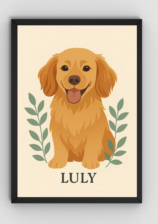 Retrato Mascota Personalizado Estilo Vectorial