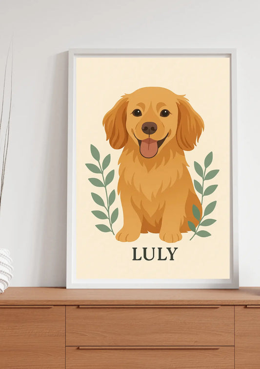 Retrato Mascota Personalizado Estilo Vectorial