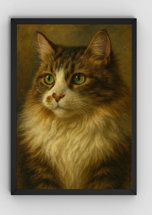 Retrato Mascota Personalizado Estilo Al Óleo