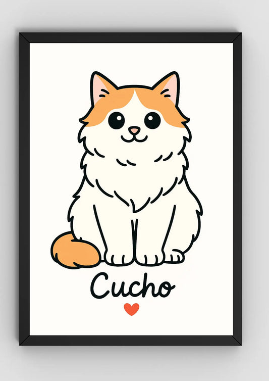 Retrato Mascota Personalizado Estilo Kawai